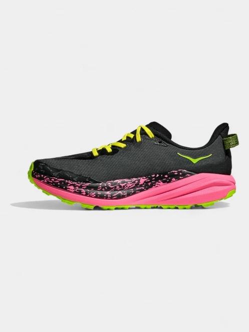 Hoka Speedgoat 6 férfi terepfutó cipő fekete színben 4
