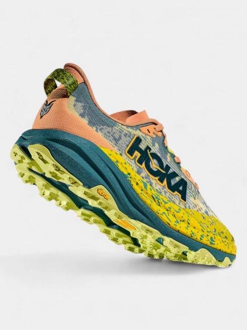 Hoka Speedgoat 6 férfi terepfutó cipő narancssárga színben 4