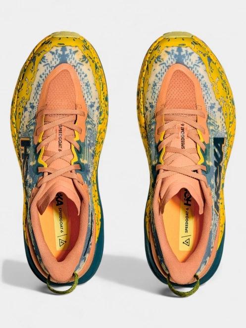 Hoka Speedgoat 6 férfi terepfutó cipő narancssárga színben 5