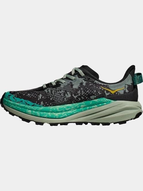 Hoka Speedgoat 6 női terepfutó cipő zöld színben 4