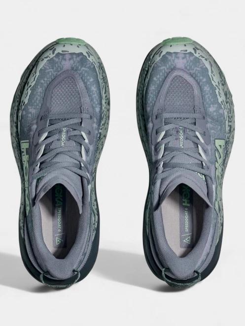 Hoka Speedgoat 6 női terepfutó cipő szürke színben 8