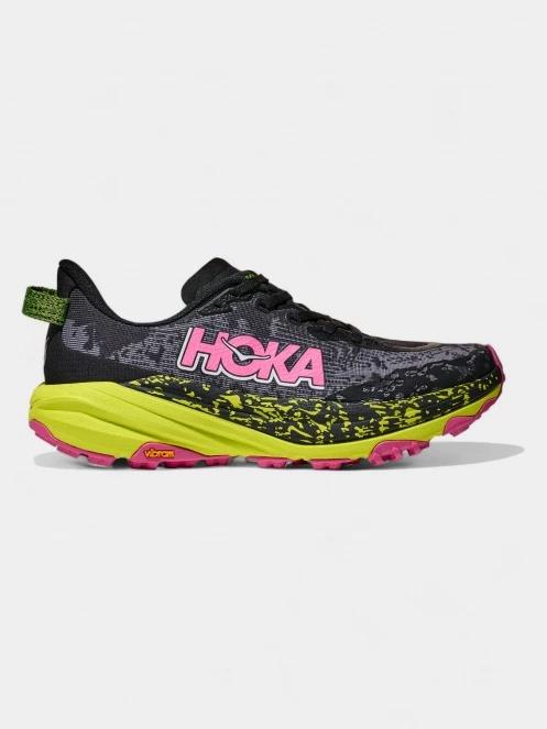 Hoka Speedgoat 6 női terepfutó cipő fekete színben 3