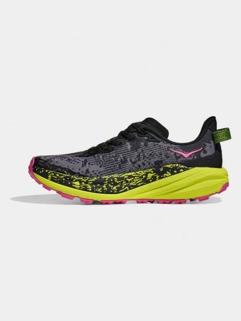 Hoka Speedgoat 6 női terepfutó cipő fekete színben 4