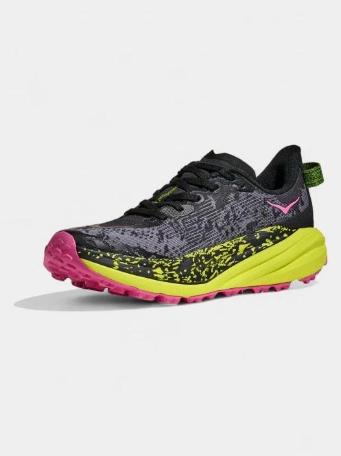 Hoka Speedgoat 6 női terepfutó cipő fekete színben 5