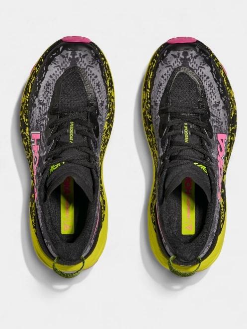 Hoka Speedgoat 6 női terepfutó cipő fekete színben 8