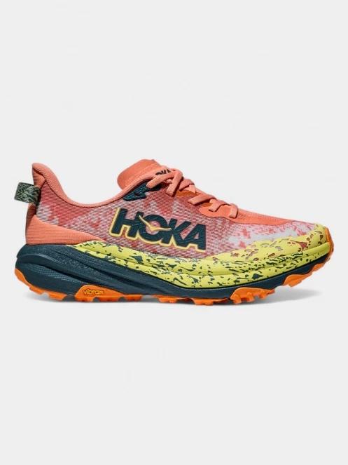 Hoka Speedgoat 6 női terepfutó cipő narancssárga színben 2