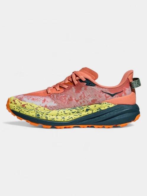 Hoka Speedgoat 6 női terepfutó cipő narancssárga színben 3