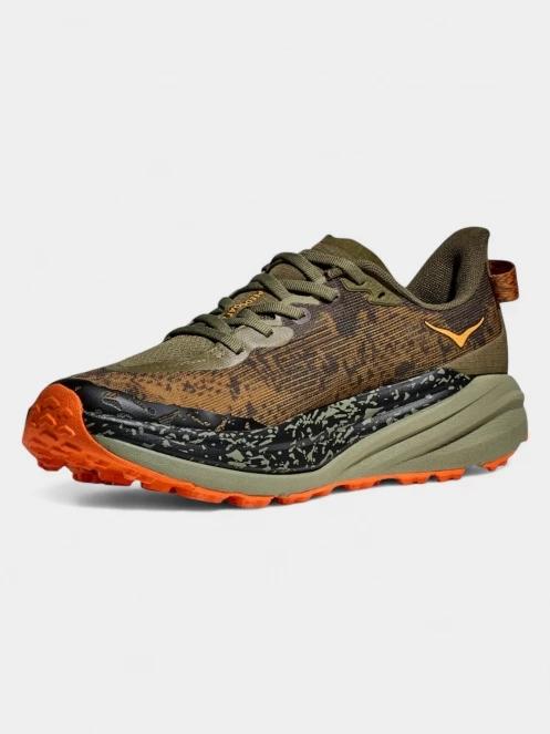 Hoka Speedgoat 6 WIDE férfi terepfutó cipő oliva színben 5