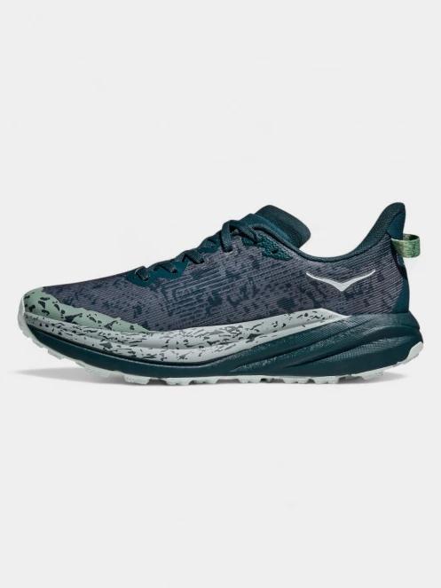 Hoka Speedgoat 6 GTX férfi terepfutó cipő zöld színben 4