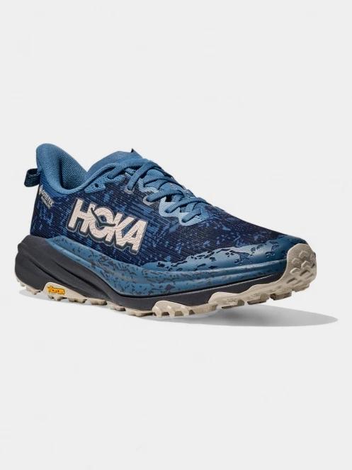 Hoka Speedgoat 6 GTX férfi terepfutó cipő kék színben 2