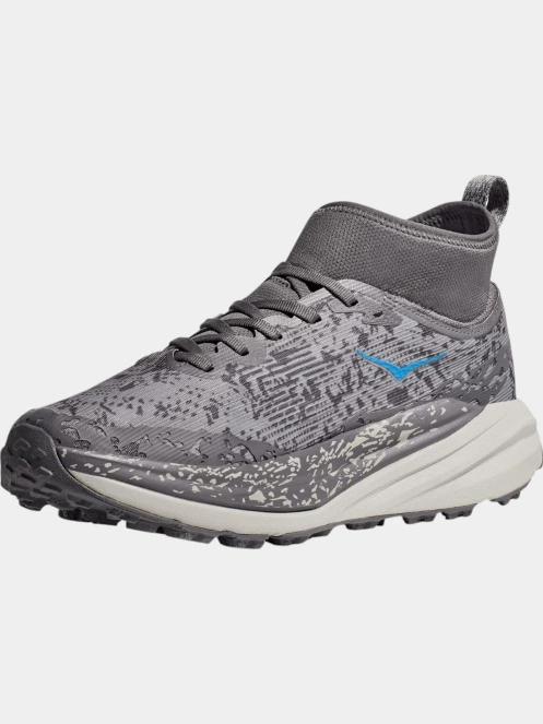 Hoka Speedgoat 6 Mid GTX férfi terepfutó cipő szürke színben 5