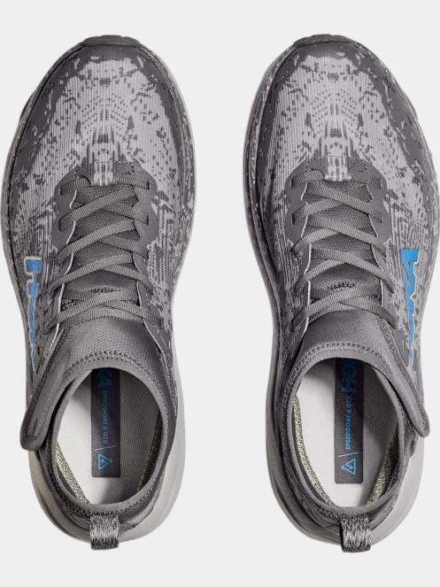 Hoka Speedgoat 6 Mid GTX férfi terepfutó cipő szürke színben 7