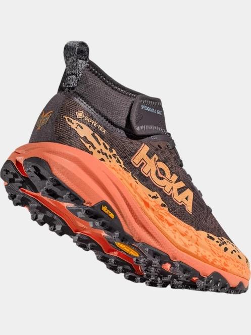 Hoka Speedgoat 6 Mid GTX női terepfutó cipő sötétkék színben 5