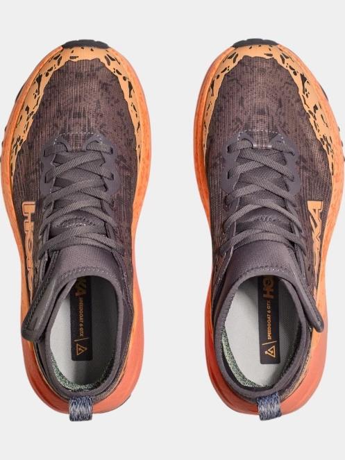 Hoka Speedgoat 6 Mid GTX női terepfutó cipő sötétkék színben 6