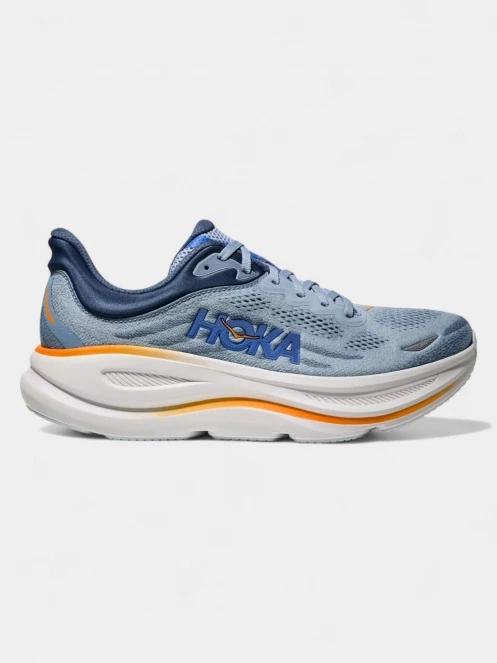 Hoka Bondi 9 férfi terepfutó cipő világoskék színben 3