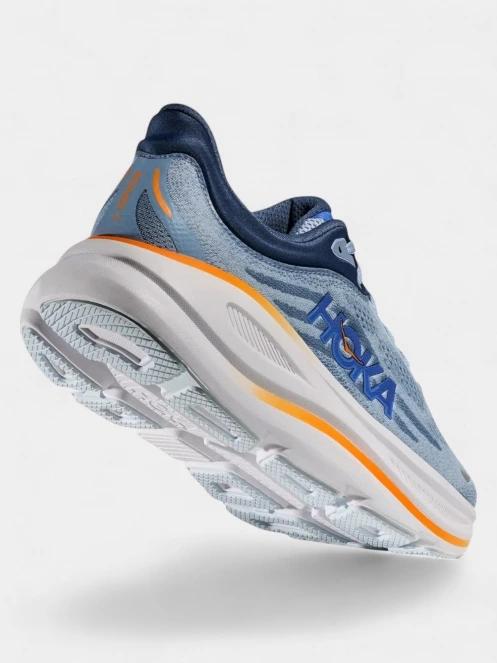 Hoka Bondi 9 WIDE férfi terepfutó cipő világoskék színben 6