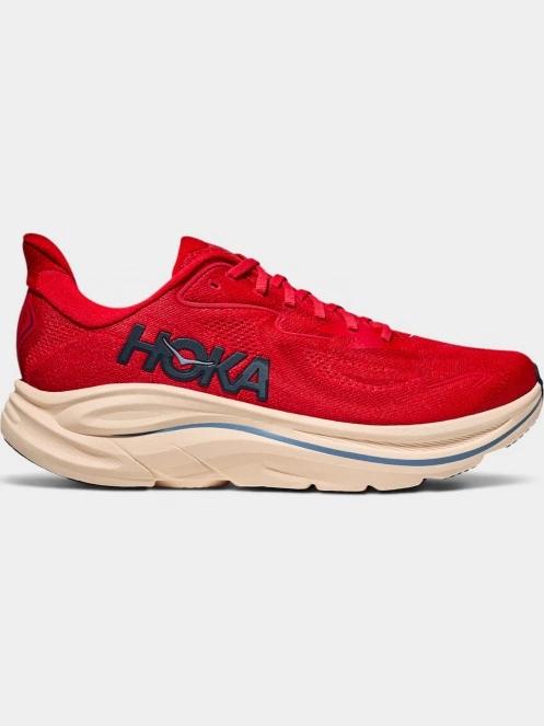 Hoka Clifton 10 férfi aszfalt futócipő piros színben 4
