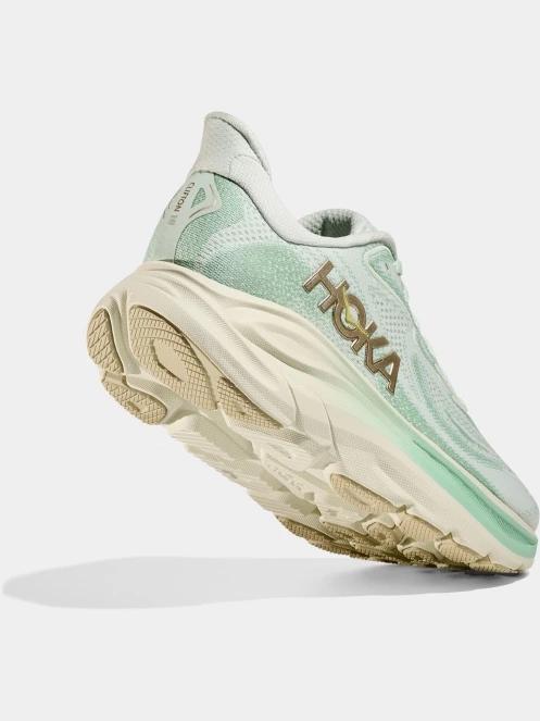Hoka Clifton 10 női aszfalt futócipő zöld színben 6