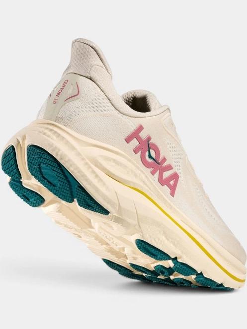 Hoka Clifton 10 női aszfalt futócipő homok színben 4