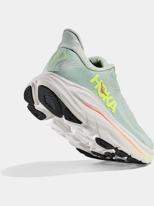 Hoka Clifton 10 női aszfalt futócipő világoszöld színben 6