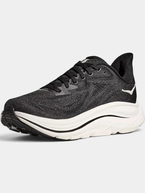 Hoka Clifton 10 WIDE férfi aszfalt futócipő fekete színben 4