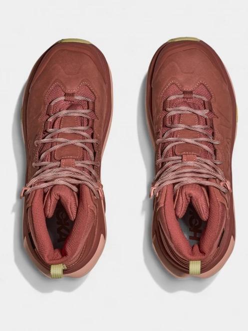 Hoka Kaha 3 GTX női túrabakancs piros színben 8