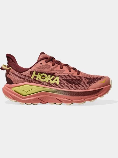 Hoka Challenger 8 női futócipő bordó színben 3