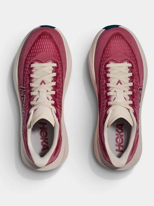 Hoka Mach 7 női aszfalt futócipő bordó színben 8