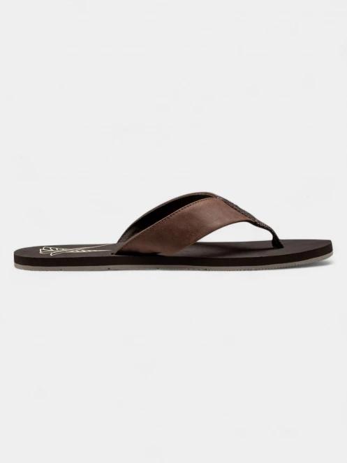 Helly Hansen Seasand Leather Sandal 2 férfi papucs barna színben 5