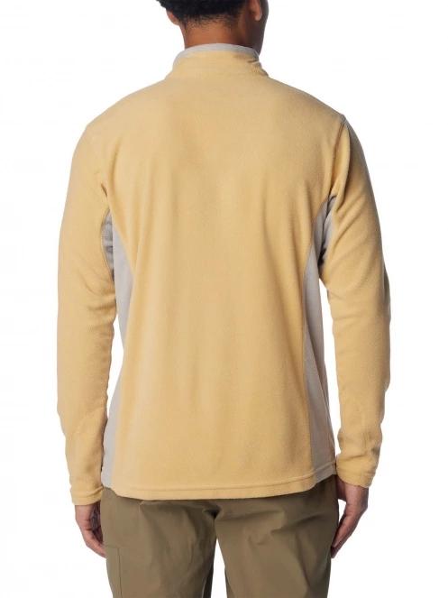 Columbia Klamath Range II Half Zip férfi polár pulóver sárga színben 4