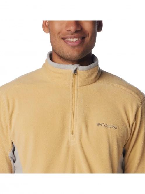 Columbia Klamath Range II Half Zip férfi polár pulóver sárga színben 6
