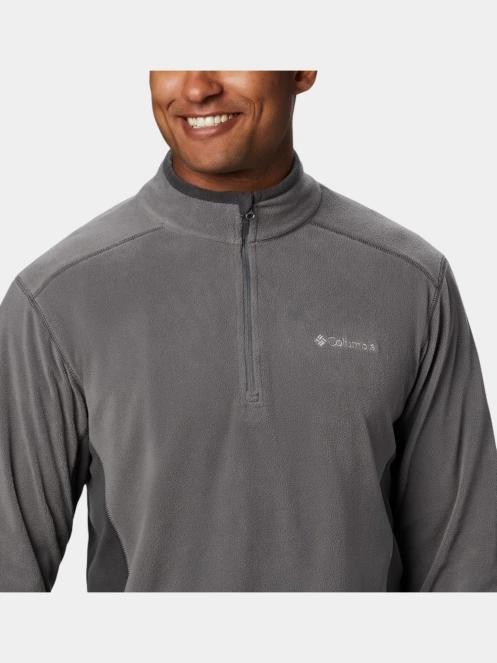 Columbia Klamath Range II Half Zip férfi polár pulóver szürke színben 6