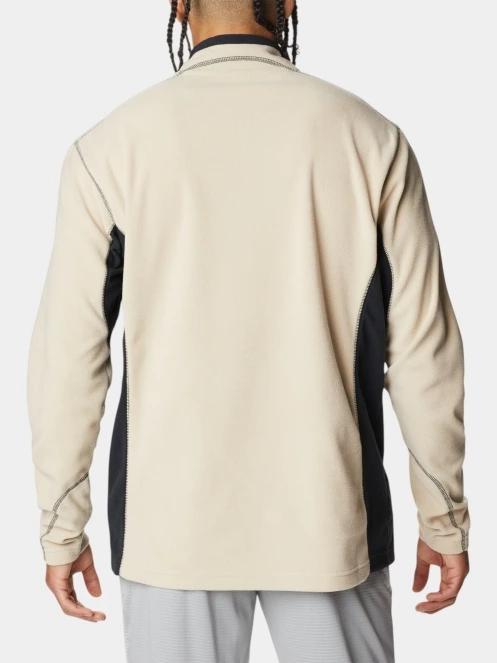Columbia Klamath Range II Half Zip férfi polár pulóver homok színben 4