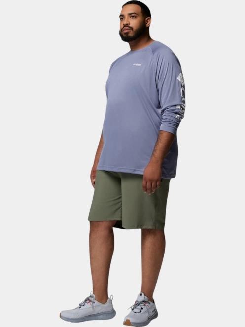 Columbia Terminal Tackle Long Sleeve Shirt férfi hosszú ujjú sport póló lila színben 5