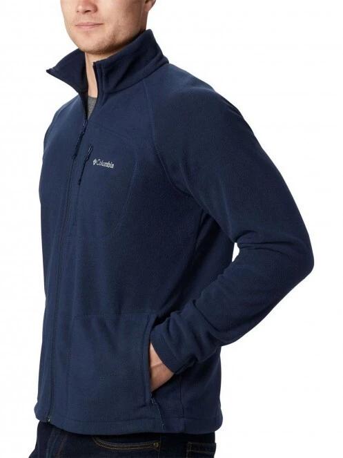 Columbia Fast Trek II Full Zip Fleece férfi polár pulóver sötétkék színben 3