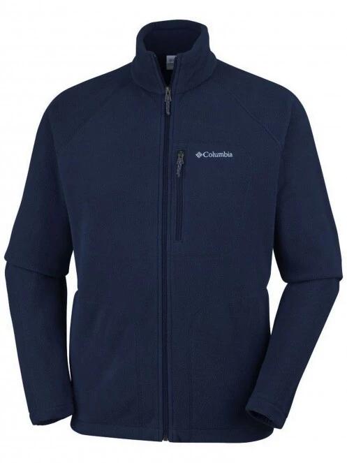 Columbia Fast Trek II Full Zip Fleece férfi polár pulóver sötétkék színben 6