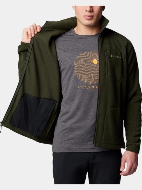 Columbia Fast Trek II Full Zip Fleece férfi polár pulóver zöld színben 6