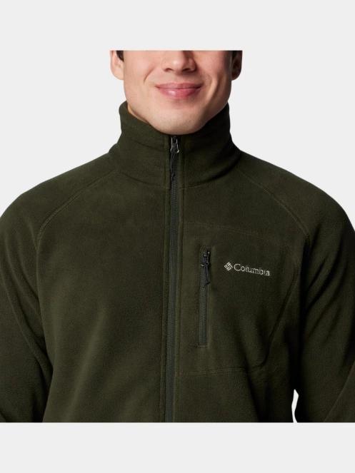 Columbia Fast Trek II Full Zip Fleece férfi polár pulóver zöld színben 7