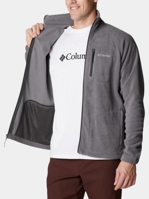 Columbia Fast Trek II Full Zip Fleece férfi polár pulóver szürke színben 5