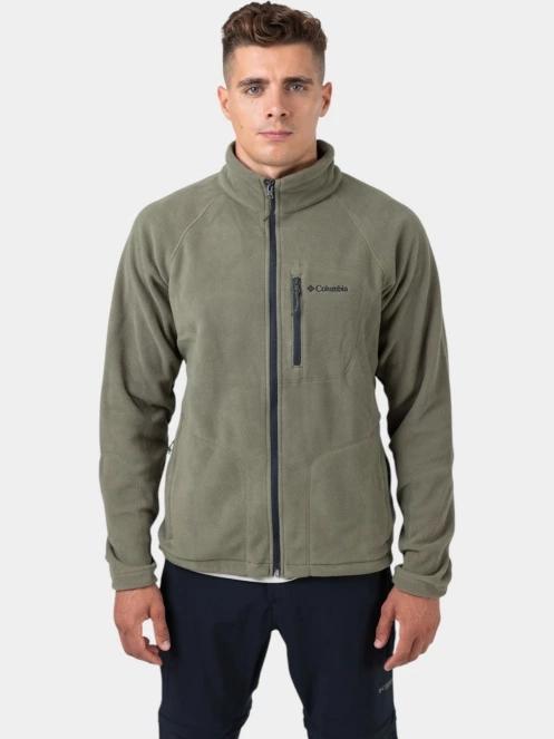 Columbia Fast Trek II Full Zip Fleece férfi polár pulóver zöld színben 8