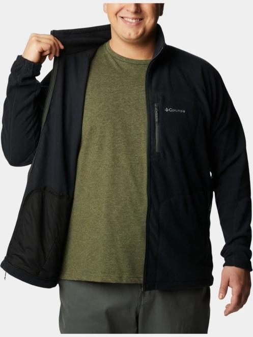 Columbia Fast Trek II Full Zip Fleece férfi polár pulóver fekete színben 6