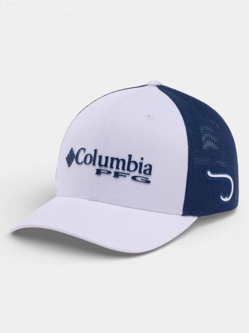 Columbia PFG Logo Mesh Ball Cap baseball sapka fehér színben 6