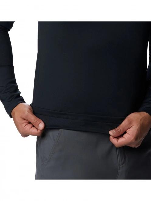 Columbia Zero Rules Long Sleeve Shirt férfi hosszú ujjú sport póló fekete színben 6