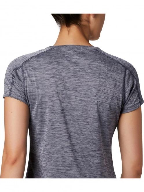 Columbia Zero Rules Short Sleeve Shirt női rövid ujjú sport póló kék színben 6