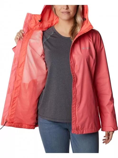 Columbia Arcadia II Jacket női esőkabát rózsaszín színben 5