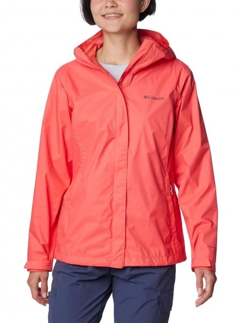 Columbia Arcadia II Jacket női esőkabát piros színben 2