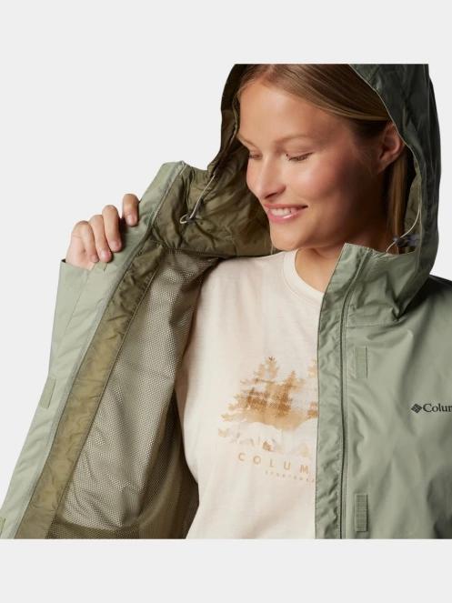 Columbia Arcadia II Jacket női esőkabát zöld színben 7