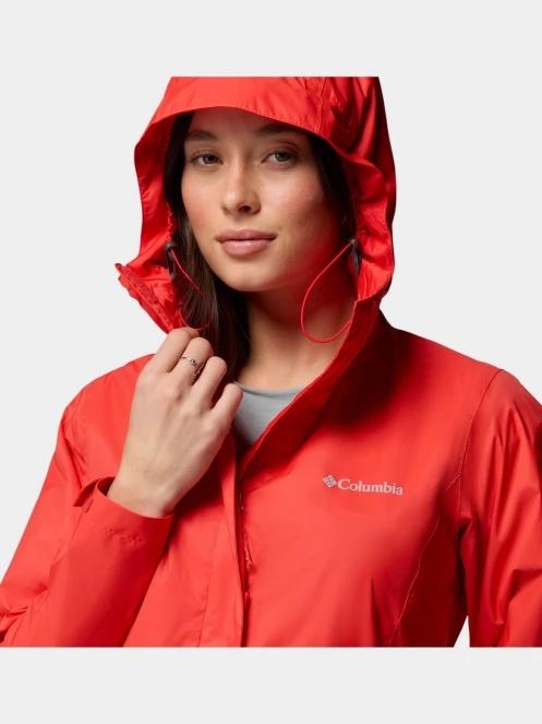 Columbia Arcadia II Jacket női esőkabát piros színben 8