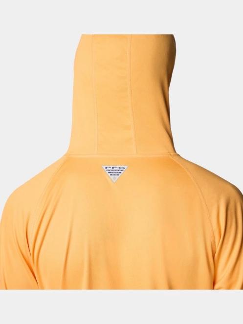 Columbia Terminal Tackle Hoodie férfi hosszú ujjú sport póló narancssárga színben 7