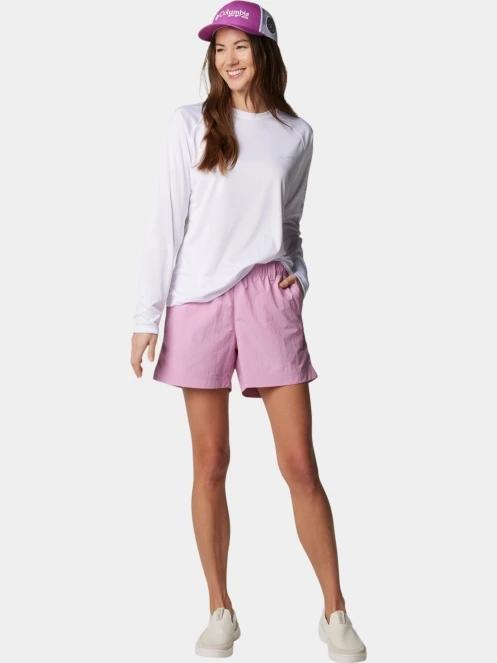 Columbia Tidal Tee II Long Sleeve Shirt női hosszú ujjú sport póló fehér színben 5